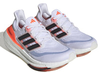 adidas Women's Ultraboost Light Cloud White/Solar Red lateral side