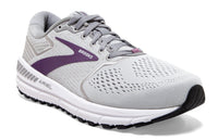 Brooks Women's Ariel '20 - Oyster/Alloy/Grape (1203151B009) Lateral Side