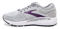 Brooks Women's Ariel '20 - Oyster/Alloy/Grape (1203151B009) Lateral Side
