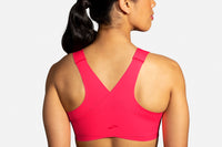 Brooks Women's Dare Crossback Run Bra - Flouro Pink (350074679)