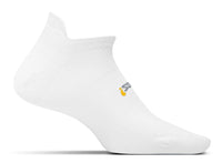 Feetures! High Performance Ultra Light Cushion No-Show Tab Running Socks - White (FA5500)