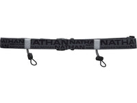 Nathan Race Number Nutrition Waistband - Charcoal/Black (NS10080-80017)