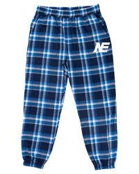 Unisex Flannel Jogger- CAN-NEE23-B8810-BLUE