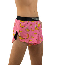 ChicknLegs Men's 2 Inch Pink Bananas Shorts front