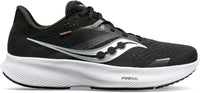Saucony Men's Ride 16  Black/White lateral side