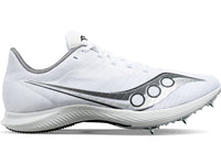 Saucony Men's Velocity MP Track Spike white/silver lateral side
